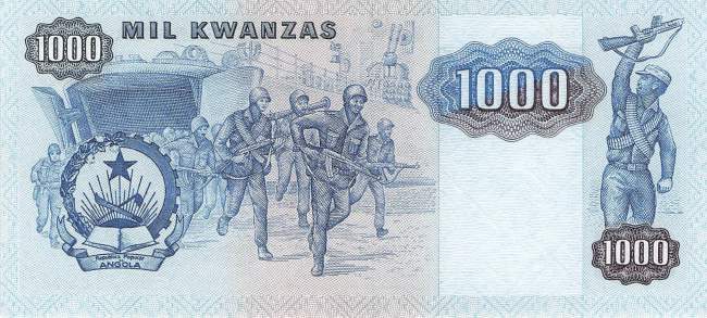 1000 Kwanzas 1987